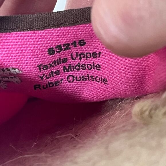 J. Crew Hot Pink Canvas Slip On Mules with Embroidered Palm Trees Sz 8 - Picture 7 of 9